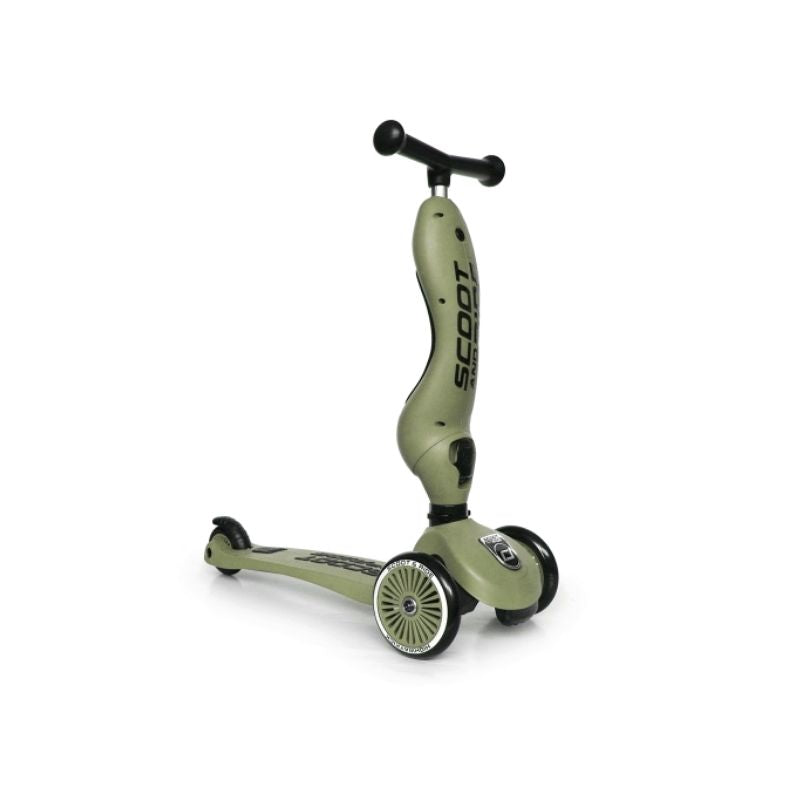 Scoot and Ride Highwaykick 1 - Olive (2-in-1)