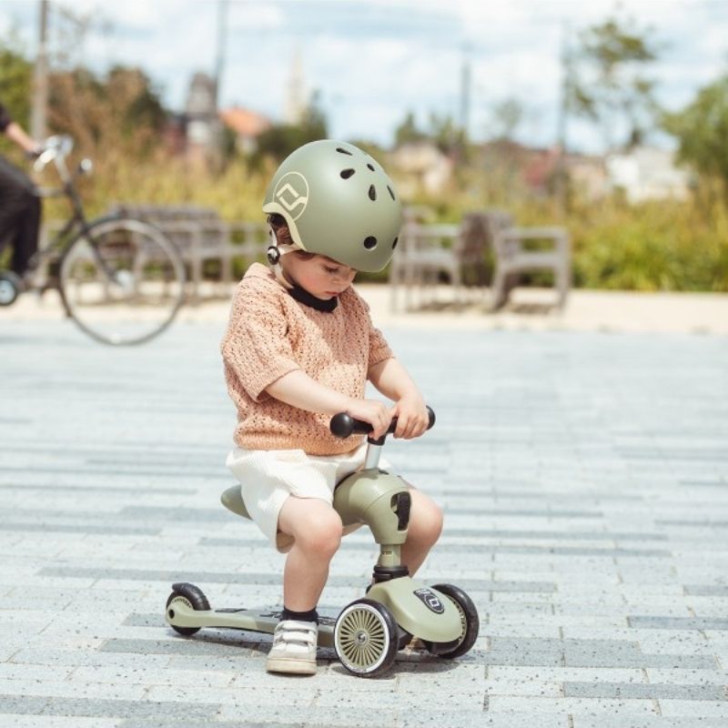 Scoot and Ride Highwaykick 1 - Olive (2-in-1)