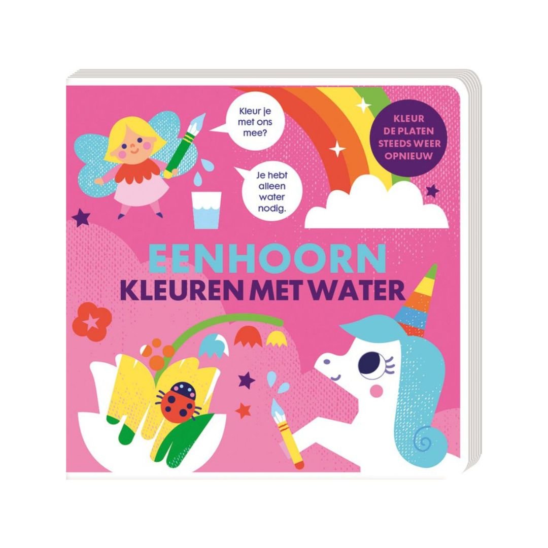 Boek Kleuren met water - Eenhoorn - Imagebooks Factory - Spelen