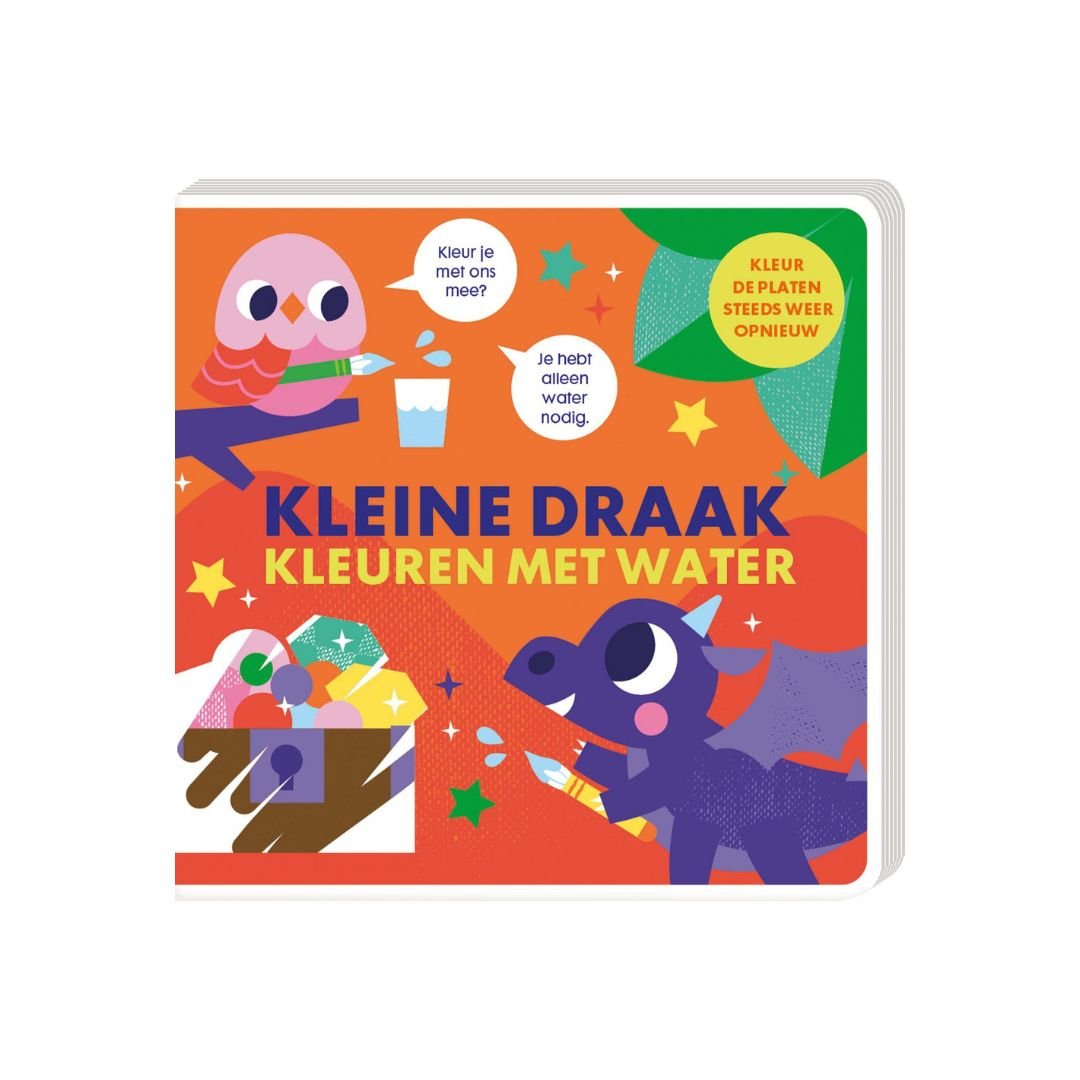 Boek Kleuren met water - Kleine Draak - Imagebooks Factory - Spelen